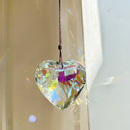 Crystal Heart Bead Pendant