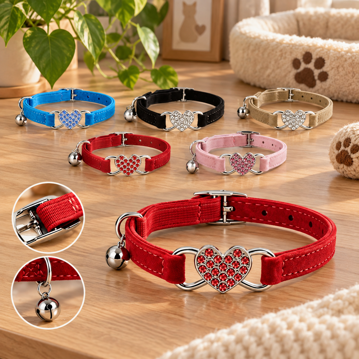 Sparkle Bell Pet Colla