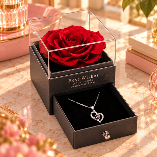 Love in Every Language Necklace Gift Set