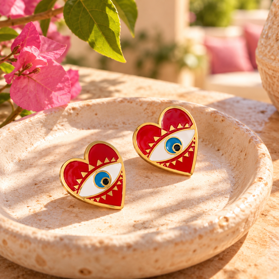Eyes on Love Earrings
