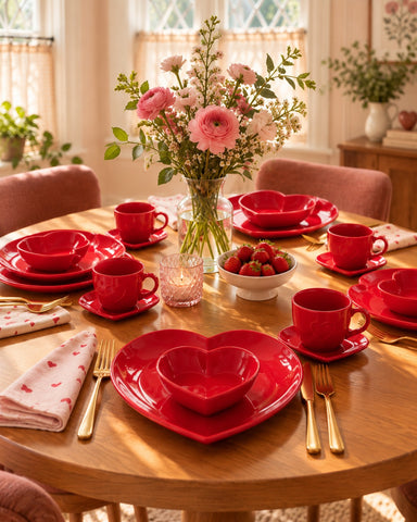 Heart-shaped bowls