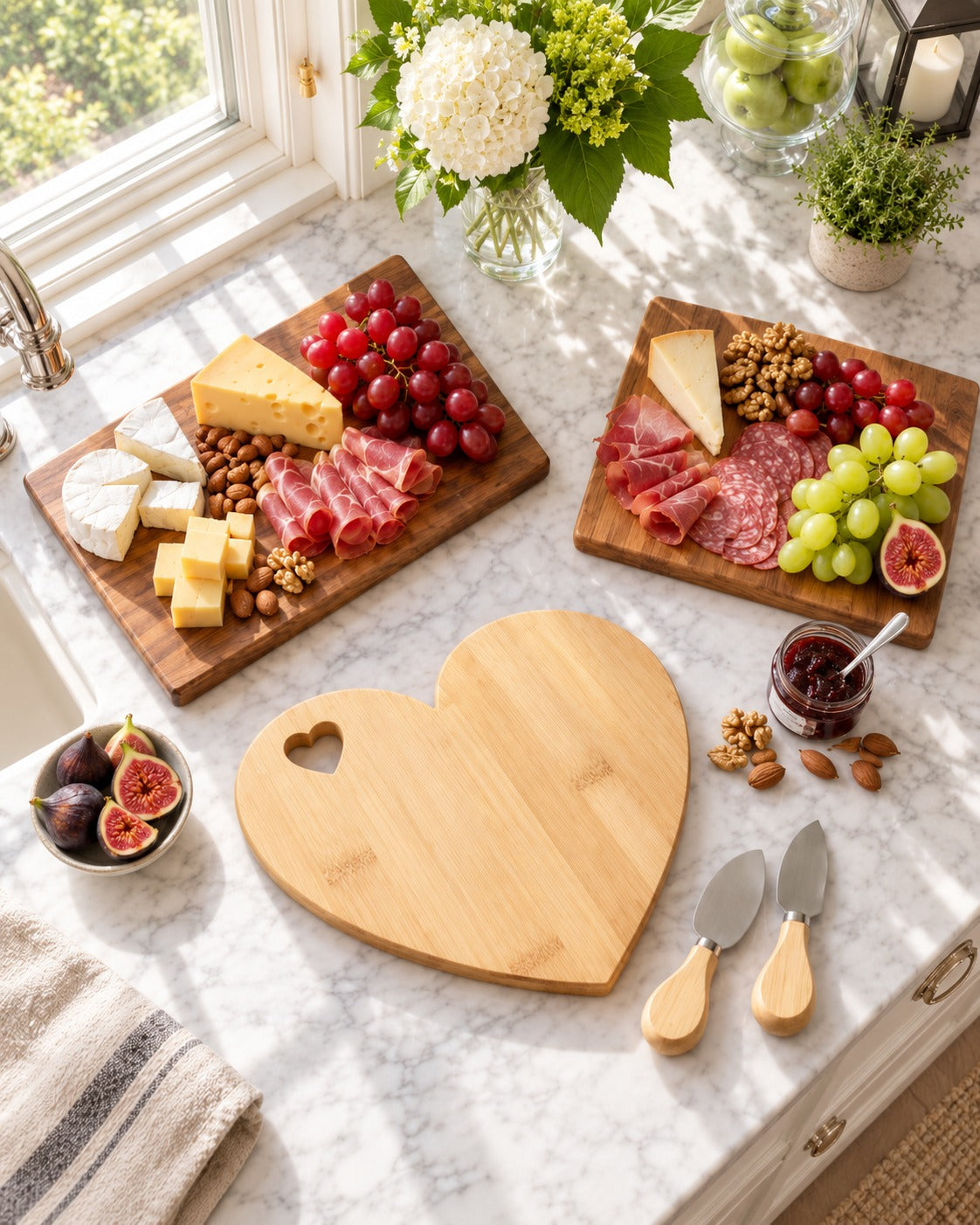 Wooden trays, Cheese boards