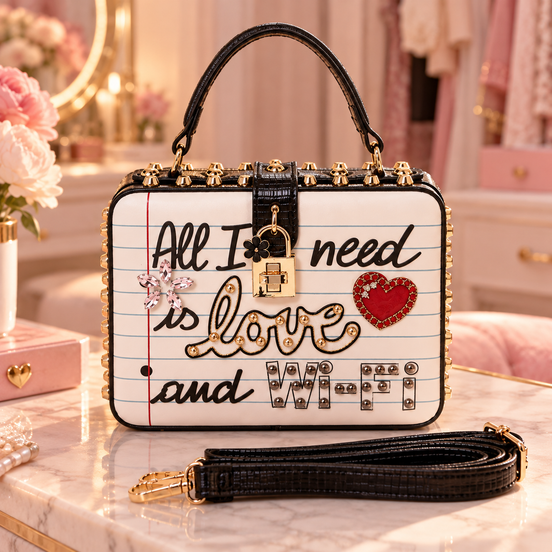 Love, Wi-Fi & a Little Attitude Sling Bag