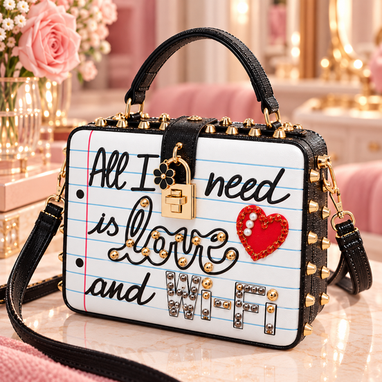 Love, Wi-Fi & a Little Attitude Sling Bag
