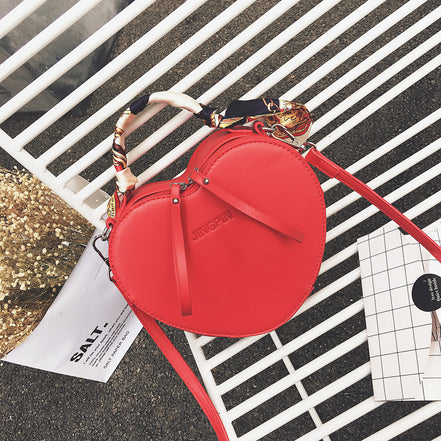 Heart-Shaped Shoulder and Crossbody Bag