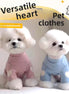 Heart Pattern Pet Hoodie