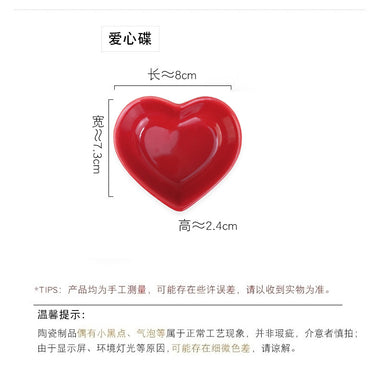 Heart-shaped bowls