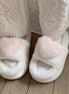 Lovely 3D Heart Cotton Slippers for Women