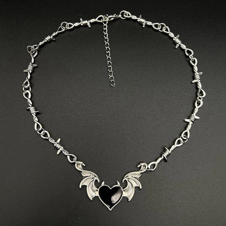 Trendy handcrafted horror bat pendant design