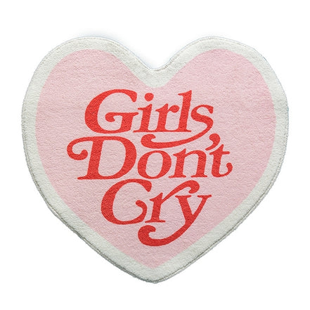 Cute Heart-Shaped Imitation Cashmere Floor Mat
