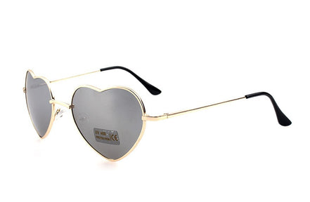 Heart-Shaped Pink Sunglasses