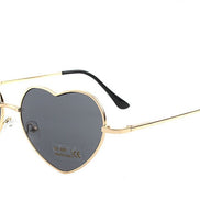 Heart-Shaped Pink Sunglasses