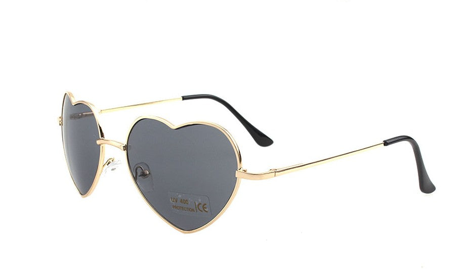 Heart-Shaped Pink Sunglasses