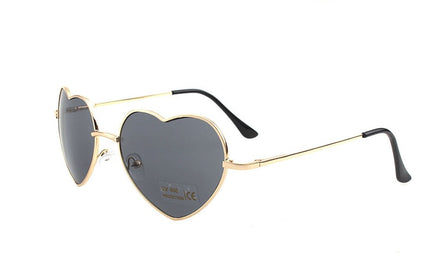 Heart-Shaped Pink Sunglasses