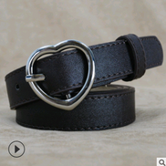 Vintage Heart Women's Belt - Simple Fashionable Design