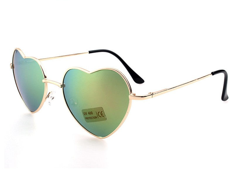 Heart-Shaped Pink Sunglasses