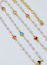 Precious Mini Heart Pearl Chain Necklace