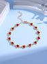 Candy Color Heart Beaded Bracelet