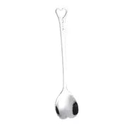 Heart Shaped Stainless Steel Spoons Set for Desserts