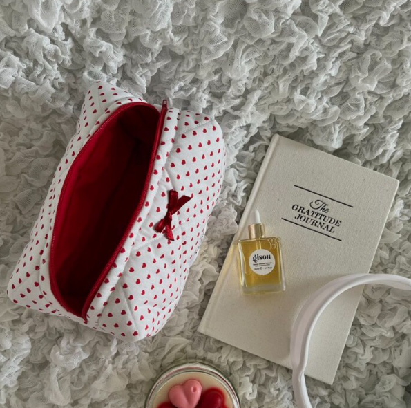 Love Heart Makeup Bag