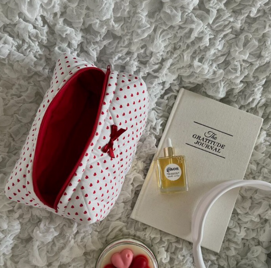 Love Heart Makeup Bag