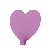 Pink Heart Sticky Hook - Stainless Steel Room Decor