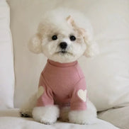 Heart Pattern Pet Hoodie