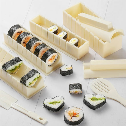 DIY Round Heart-Shaped Sushi Mold Tool Set