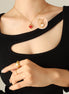 Exaggerated Love Peach Heart Chain Necklace