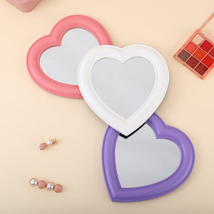 Heart-Shaped Wall-Mounted Tabletop Decorative Mirror
