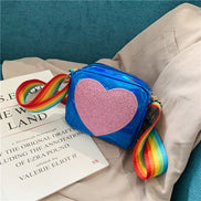 Heart-Shaped Laser Baby Shoulder Bag