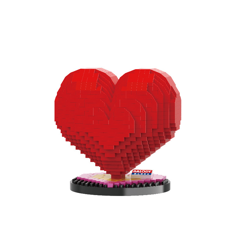 Heart-Shaped Building Blocks Creative Puzzle Toy