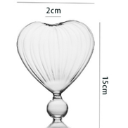 Heart-Shaped Cocktail Glass - Creative Japanese Design