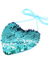 Mermaid Sequin Kids' Crossbody Heart Bag (Wholesale)
