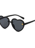 Cute Bee Heart Kids Sunglasses for Round Faces