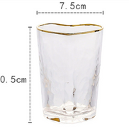 Heart Phnom Penh Hammered Crystal Glass Bowl