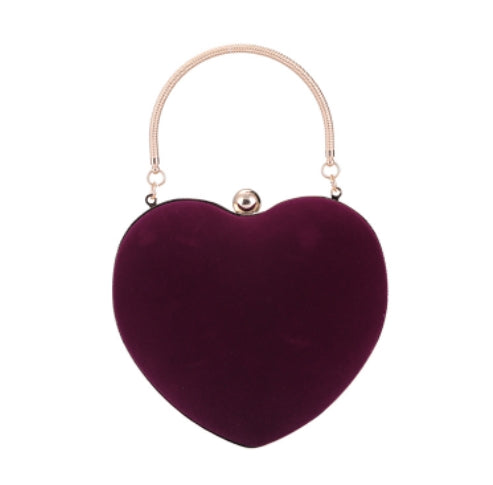 Heart-Shaped Chain Handbag, Shoulder Crossbody Bag