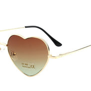Heart-Shaped Pink Sunglasses
