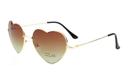 Heart-Shaped Pink Sunglasses