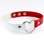Harajuku Street Dance Heart-Shaped Choker Necklace