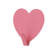 Pink Heart Sticky Hook - Stainless Steel Room Decor