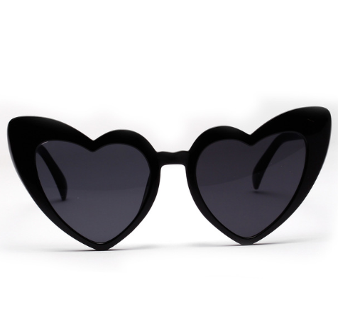 Heart-Shaped Sunglasses and Love Glasses