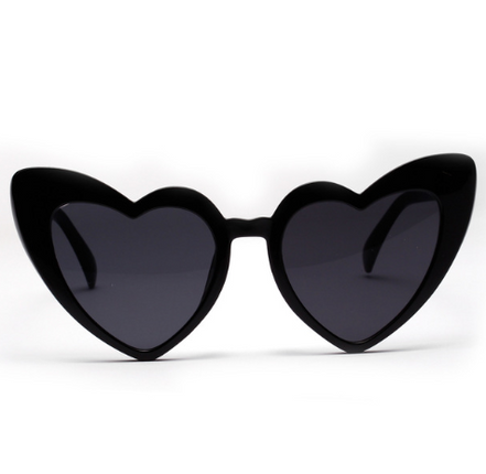 Heart-Shaped Sunglasses and Love Glasses