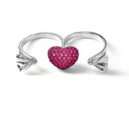 Versatile Heart-Shaped Candy Ball Earrings