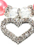 Pet Pearl Necklace with Heart Pendant for Cats and Dogs