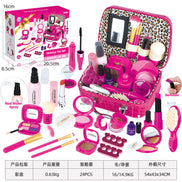 Kids Pretend Makeup Toy Set with Handbag (Cross-Border Supply)