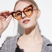 Heart-Shaped Sunglasses and Love Glasses