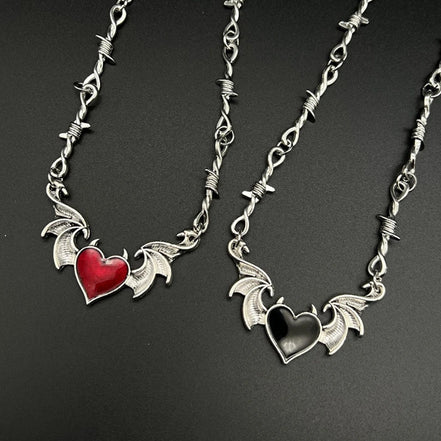 Trendy handcrafted horror bat pendant design