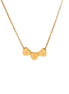 Heart-shaped letter necklace