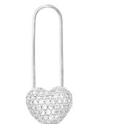 Versatile Heart-Shaped Candy Ball Earrings